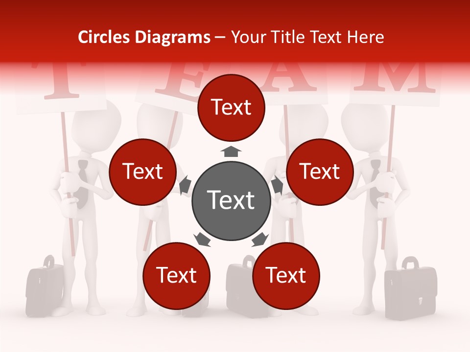 Render Communication Team PowerPoint Template