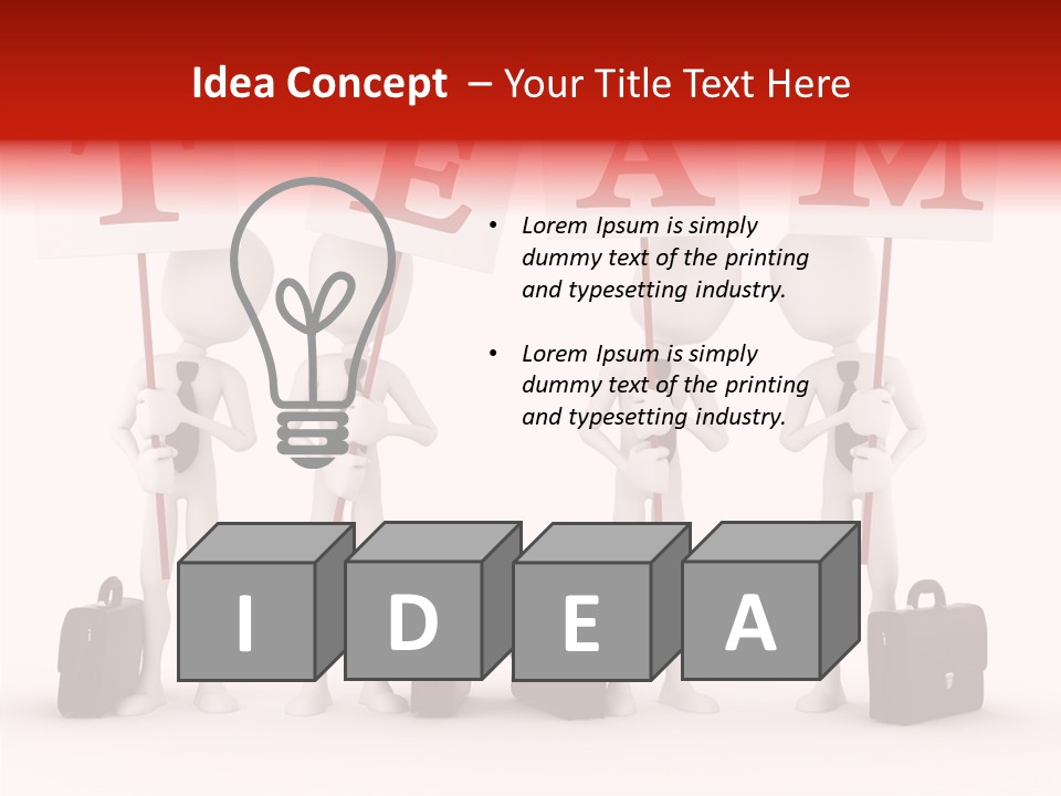 Render Communication Team PowerPoint Template