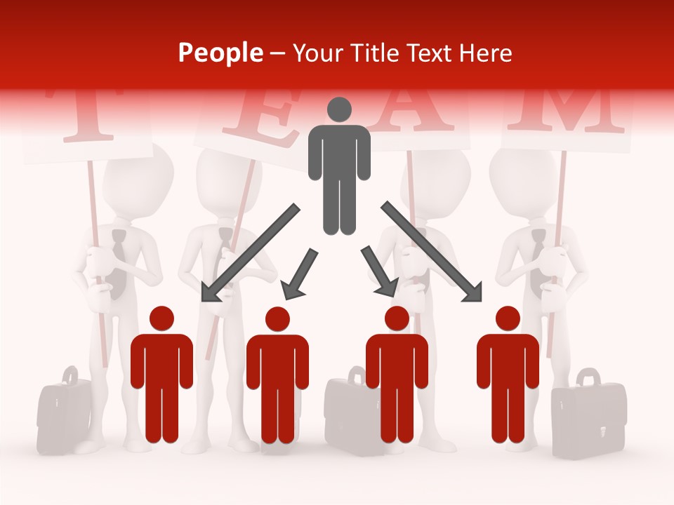 Render Communication Team PowerPoint Template