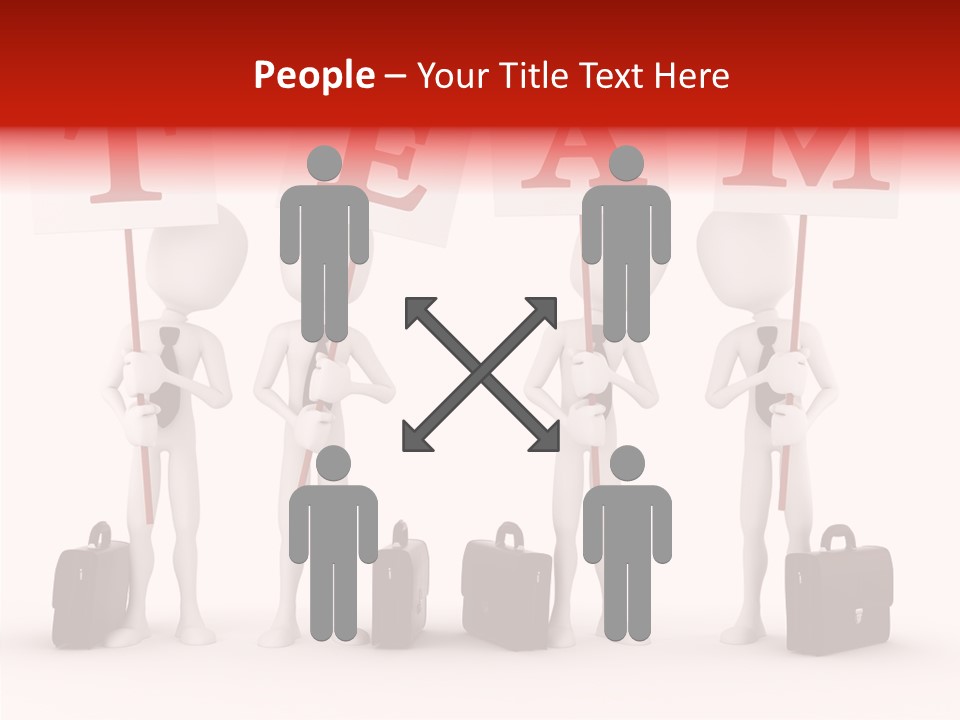 Render Communication Team PowerPoint Template