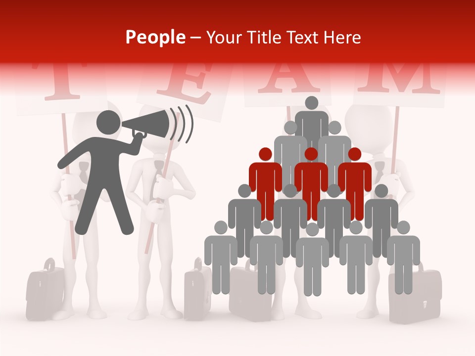 Render Communication Team PowerPoint Template