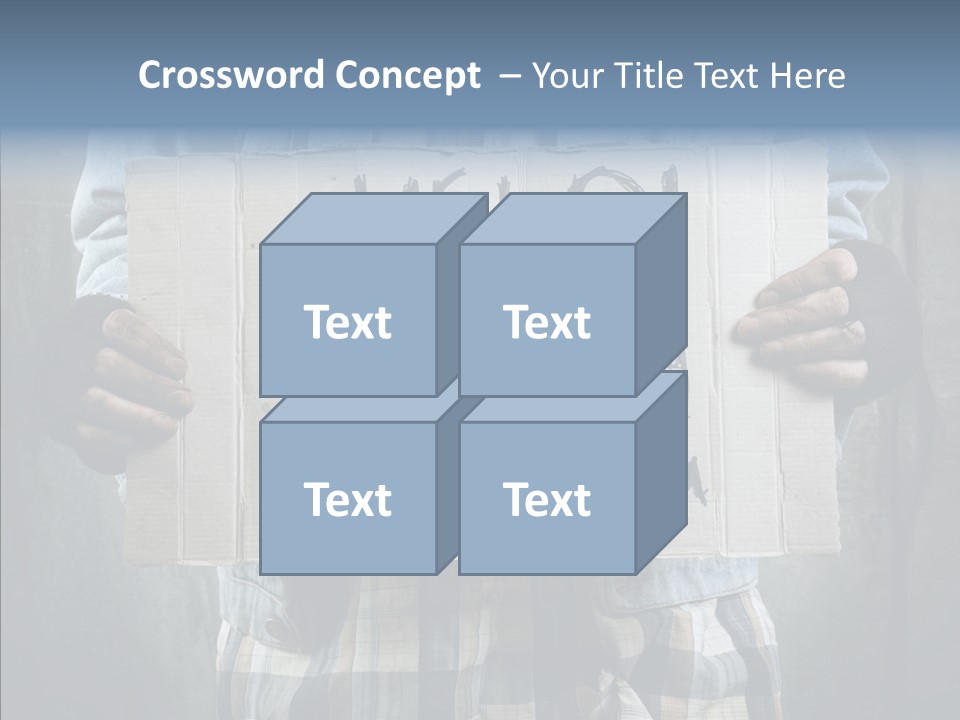 Bless Hand Degrade PowerPoint Template