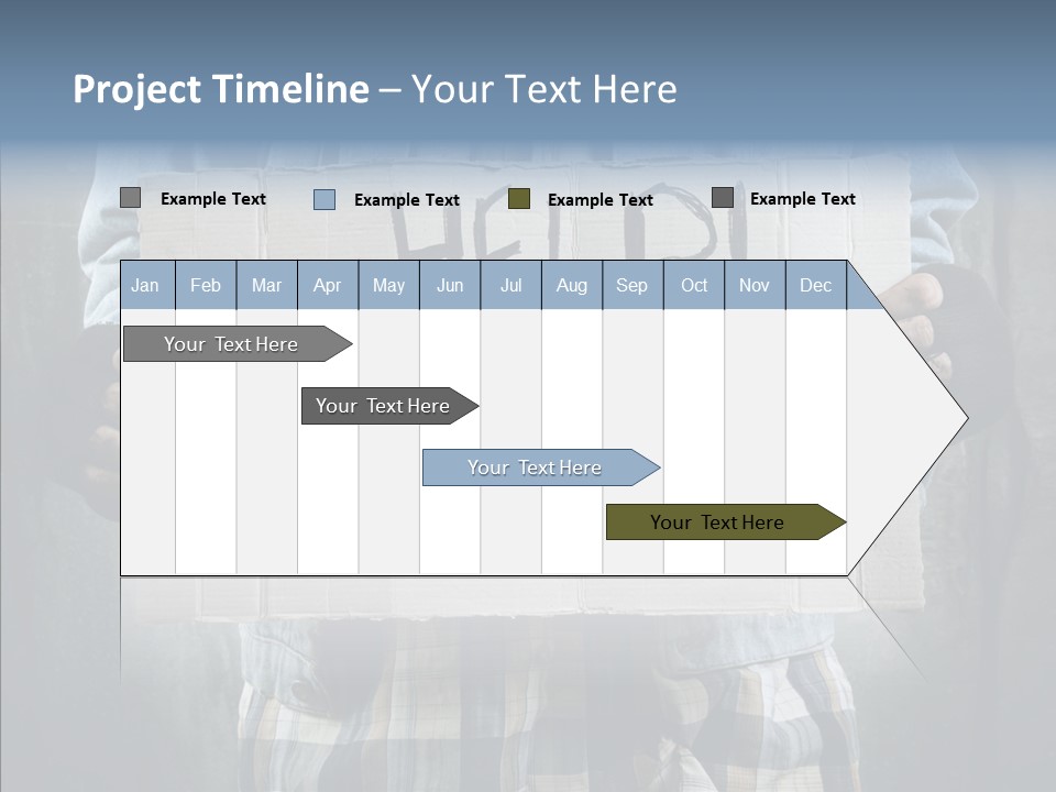 Bless Hand Degrade PowerPoint Template