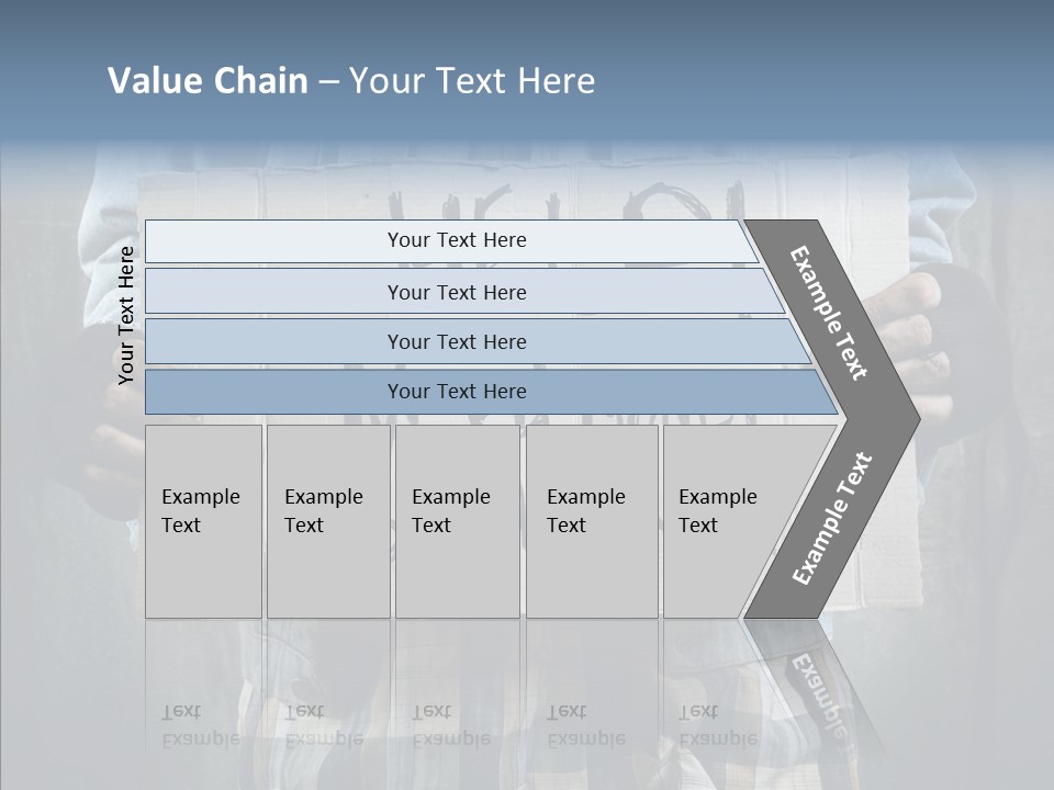 Bless Hand Degrade PowerPoint Template