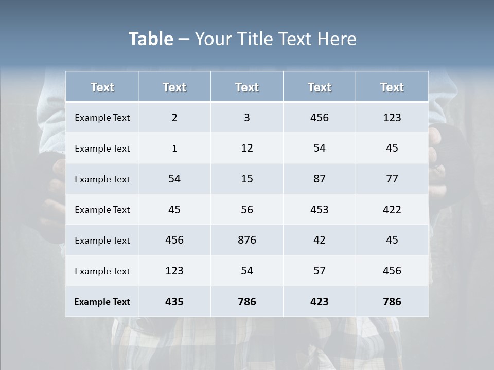 Bless Hand Degrade PowerPoint Template