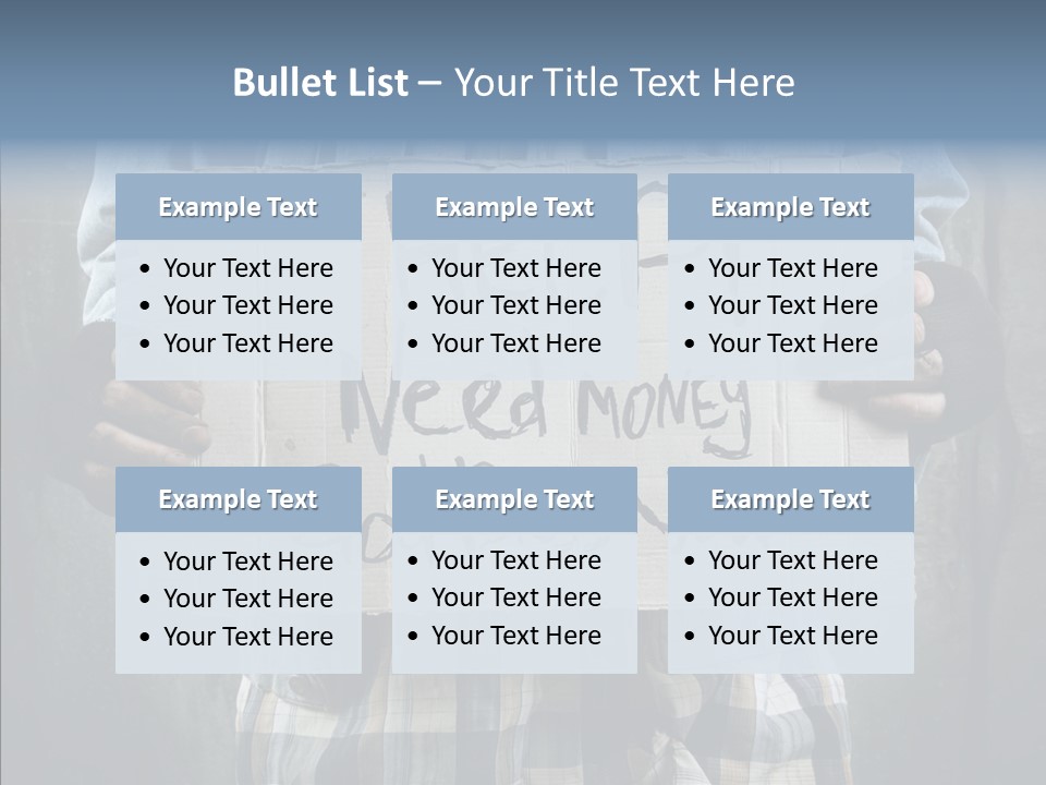 Bless Hand Degrade PowerPoint Template