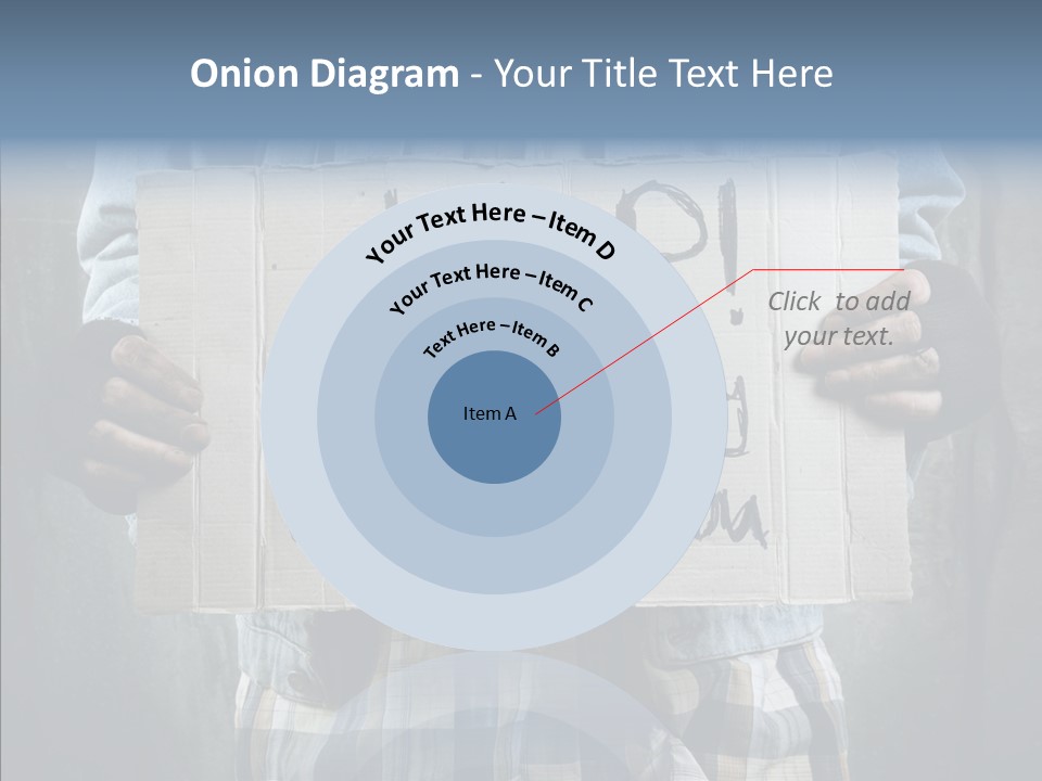 Bless Hand Degrade PowerPoint Template