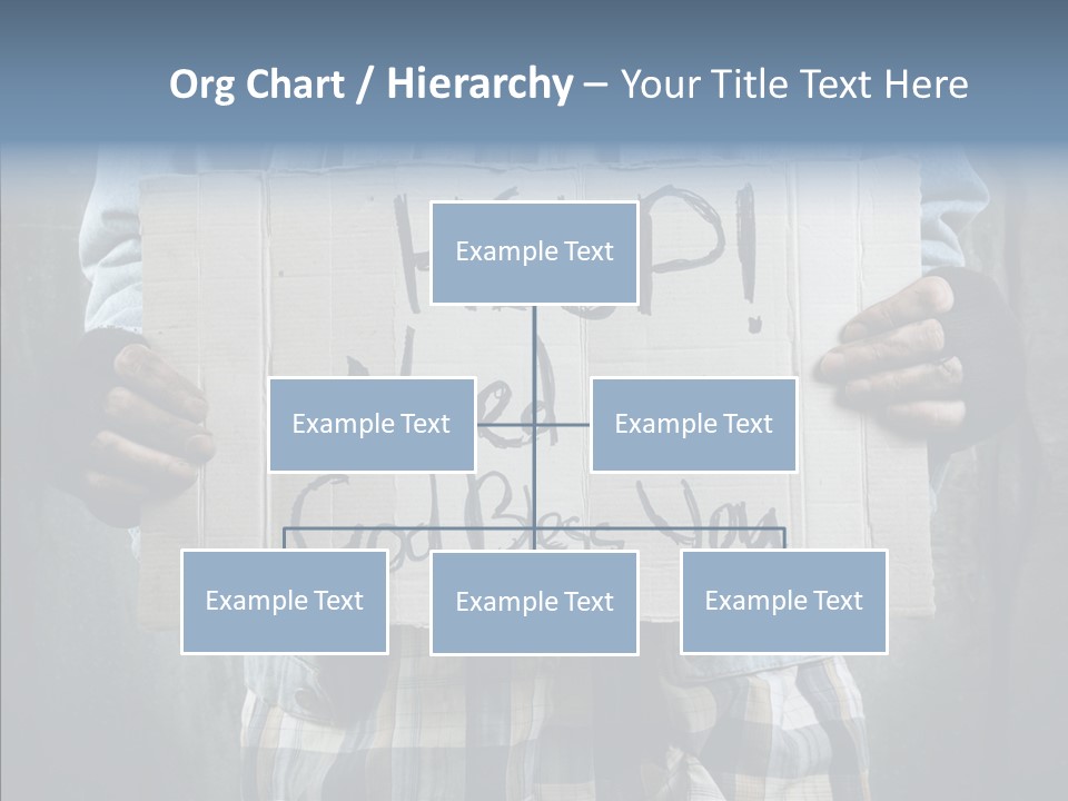Bless Hand Degrade PowerPoint Template