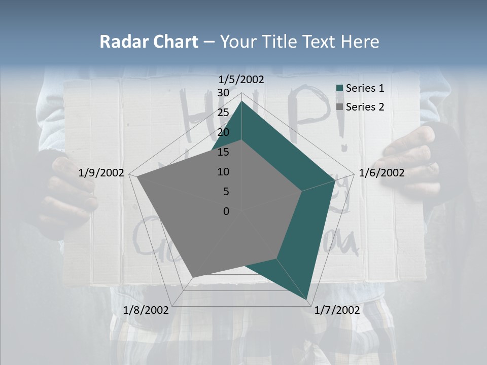 Bless Hand Degrade PowerPoint Template