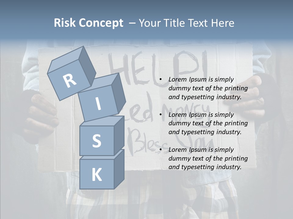 Bless Hand Degrade PowerPoint Template