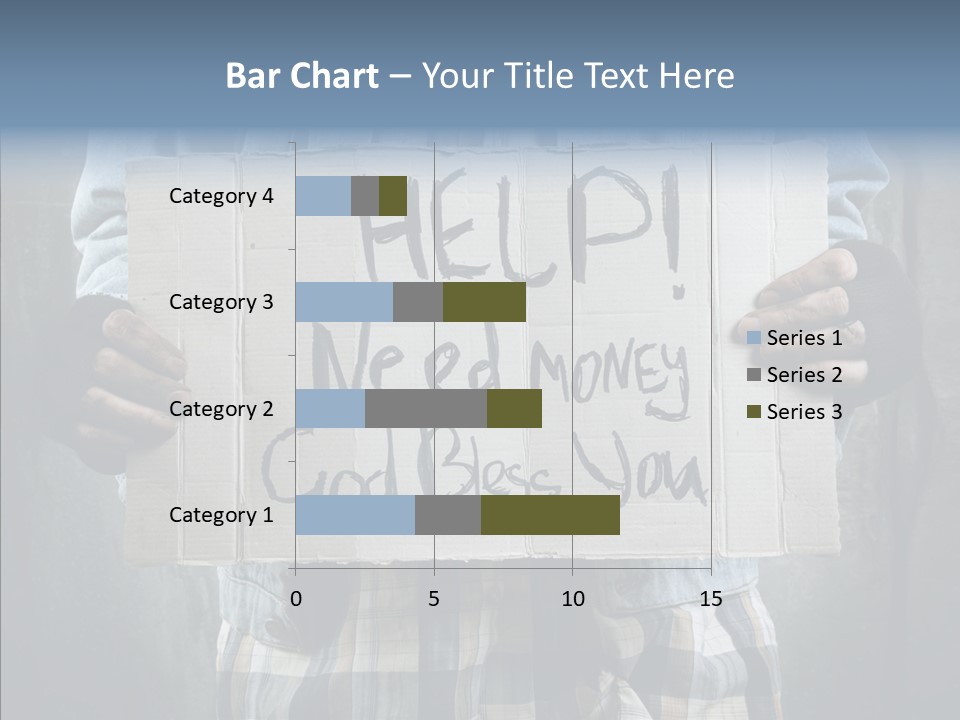 Bless Hand Degrade PowerPoint Template
