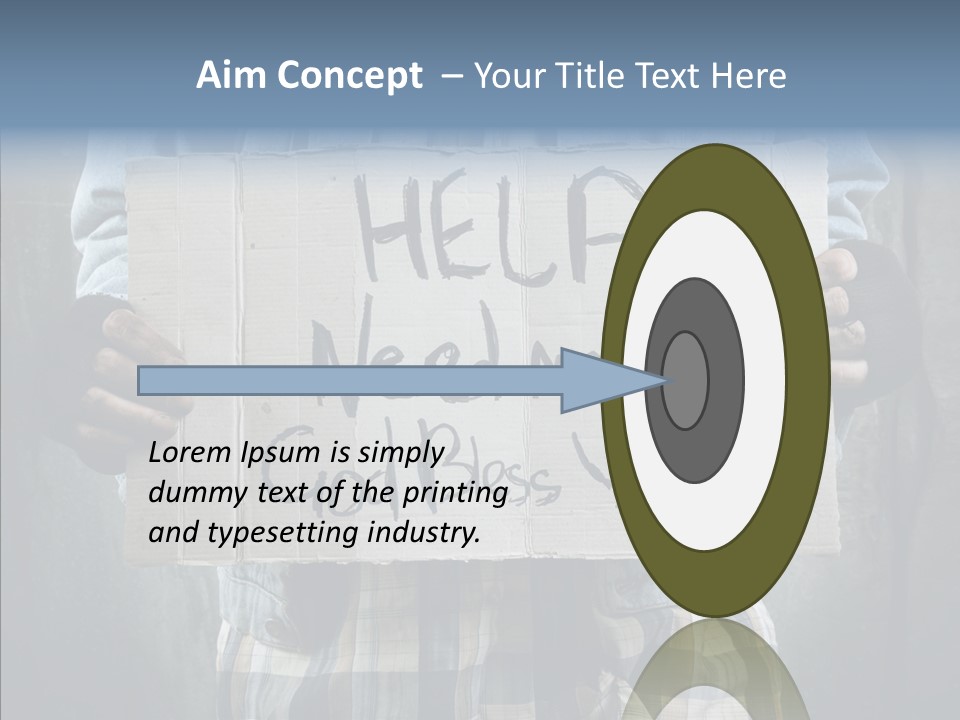 Bless Hand Degrade PowerPoint Template