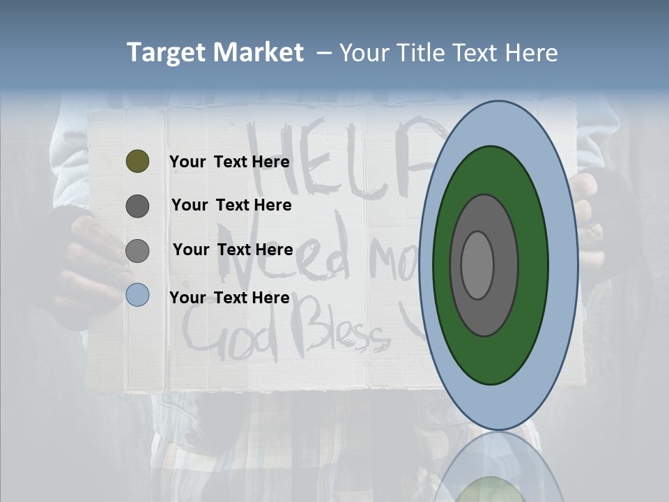 Bless Hand Degrade PowerPoint Template