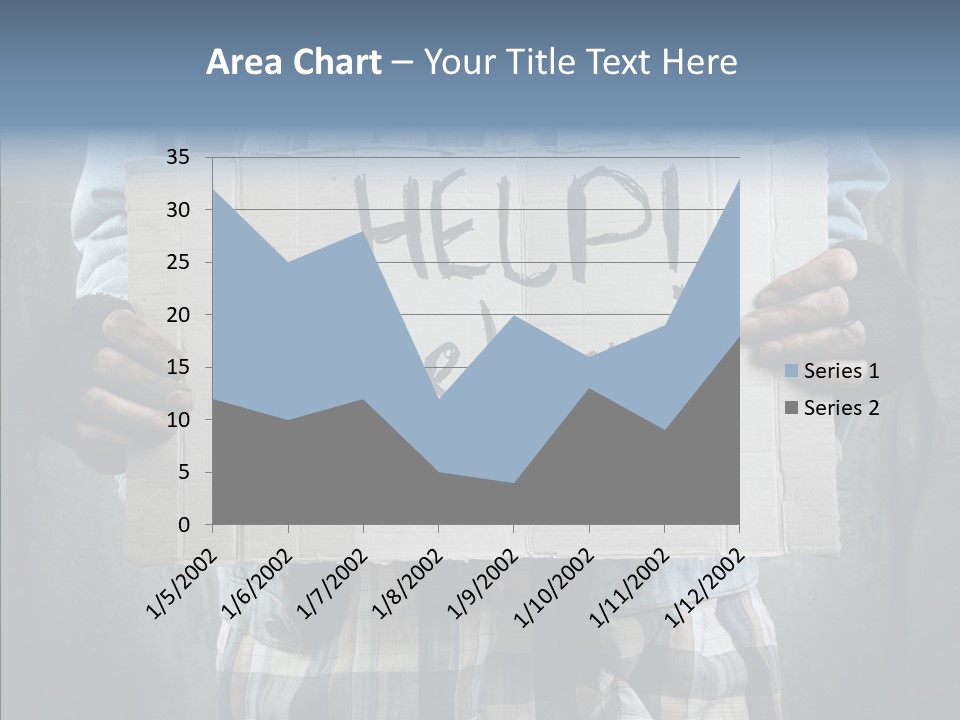 Bless Hand Degrade PowerPoint Template