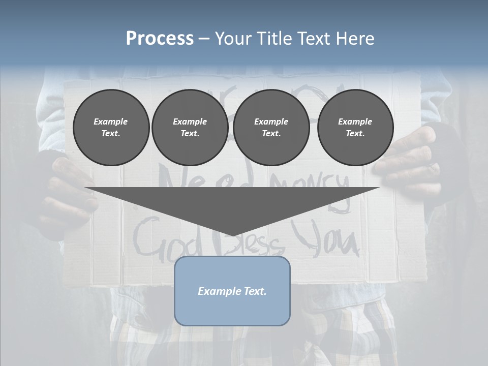 Bless Hand Degrade PowerPoint Template