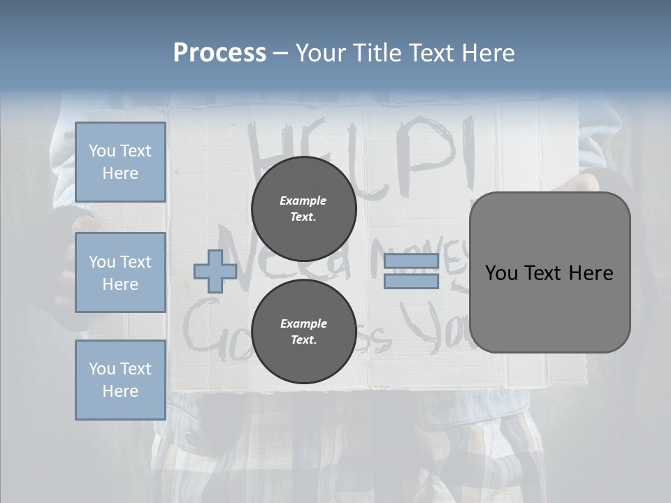 Bless Hand Degrade PowerPoint Template