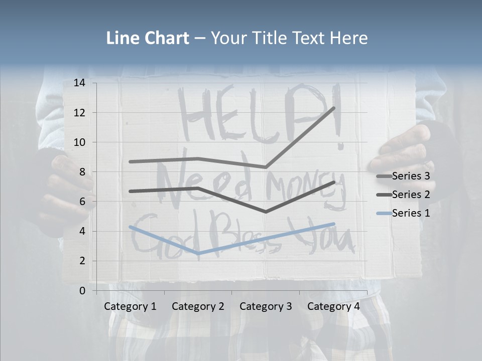 Bless Hand Degrade PowerPoint Template