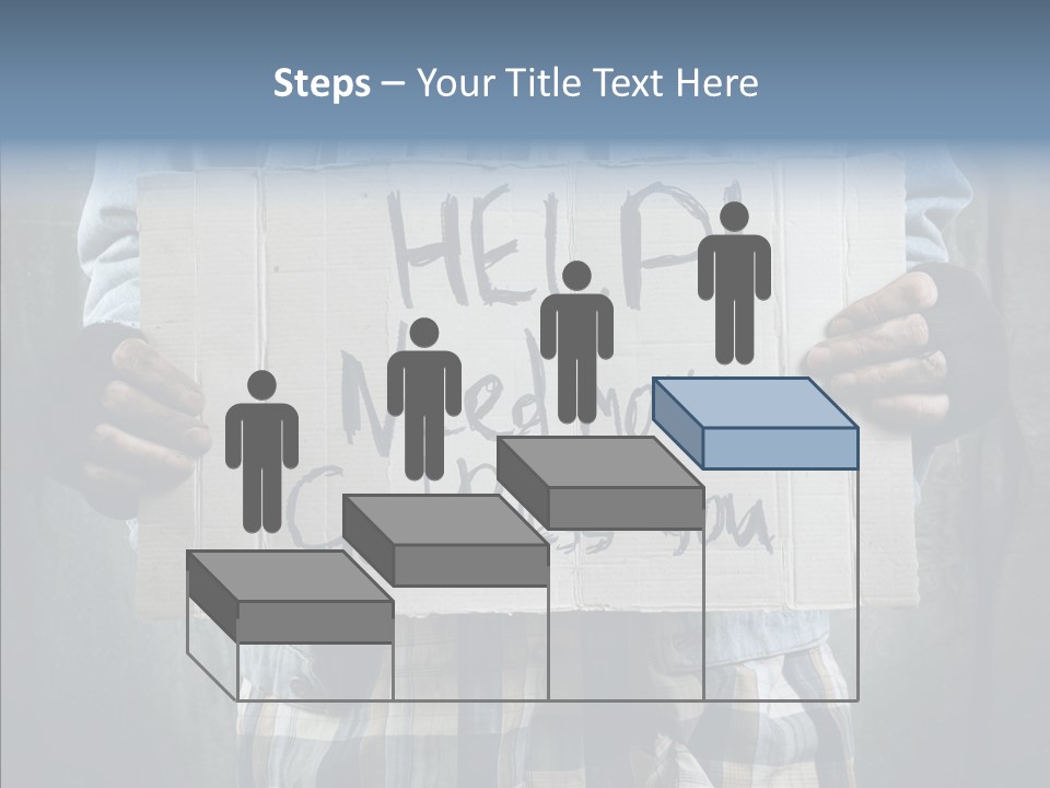 Bless Hand Degrade PowerPoint Template