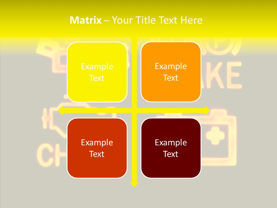 Repairing Unleaded Motor PowerPoint Template