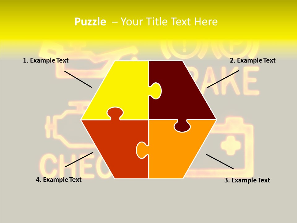 Repairing Unleaded Motor PowerPoint Template