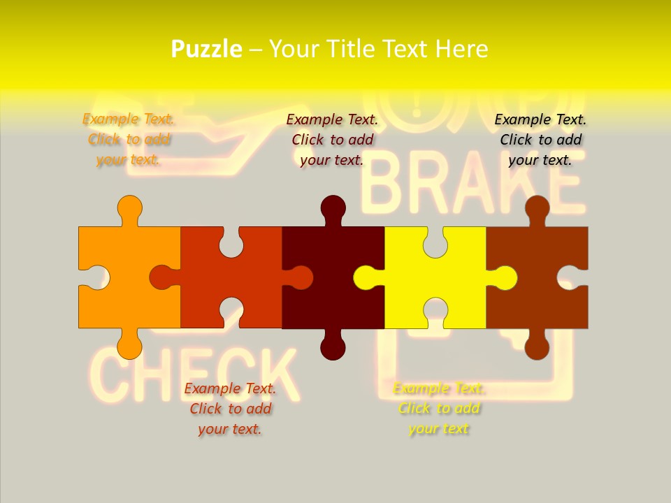 Repairing Unleaded Motor PowerPoint Template