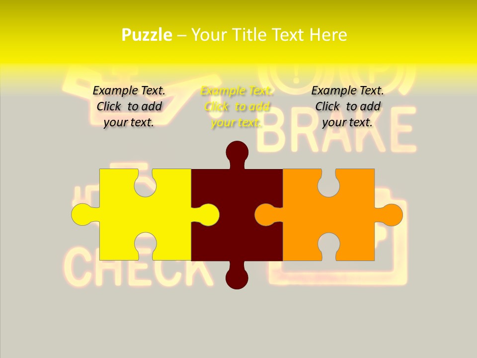 Repairing Unleaded Motor PowerPoint Template