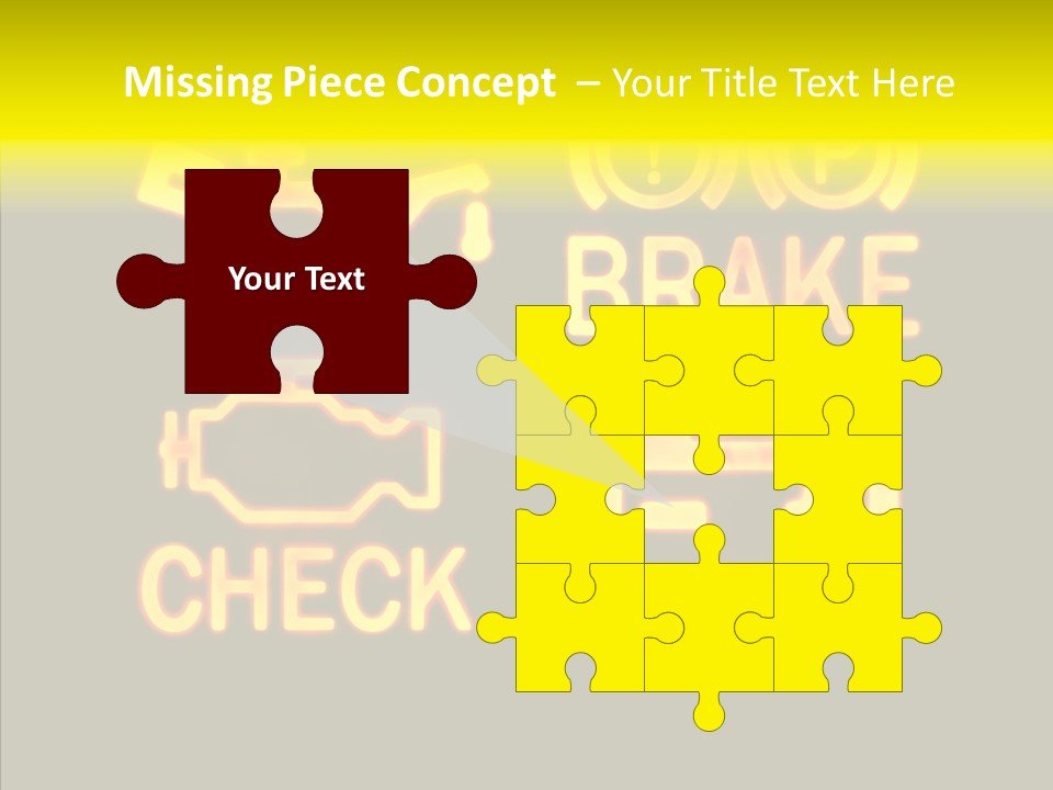 Repairing Unleaded Motor PowerPoint Template