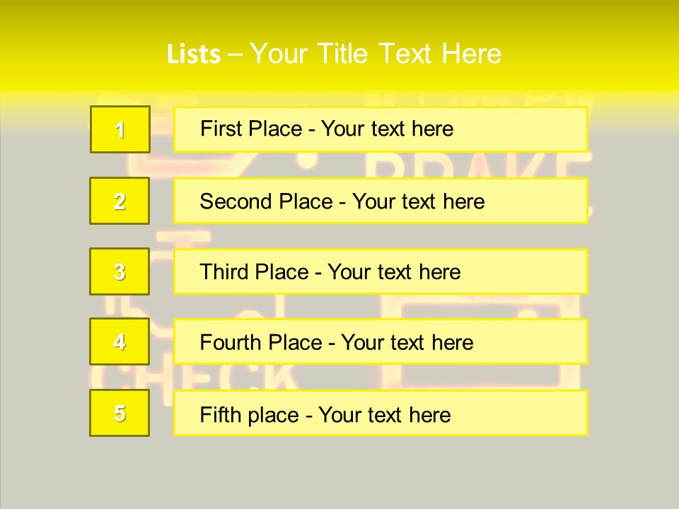 Repairing Unleaded Motor PowerPoint Template