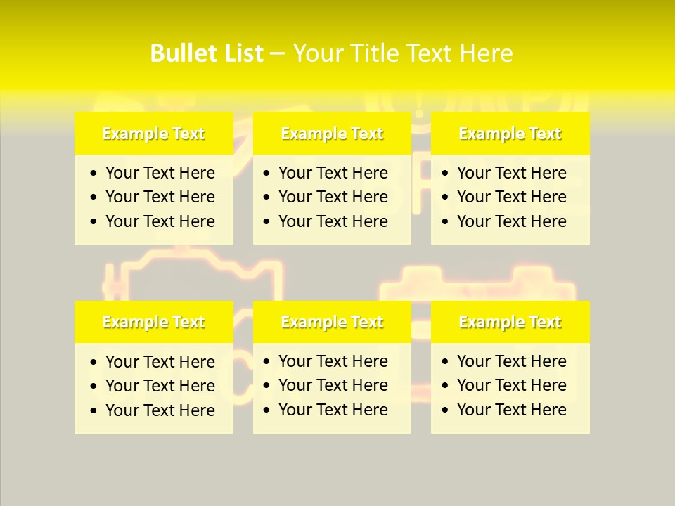 Repairing Unleaded Motor PowerPoint Template