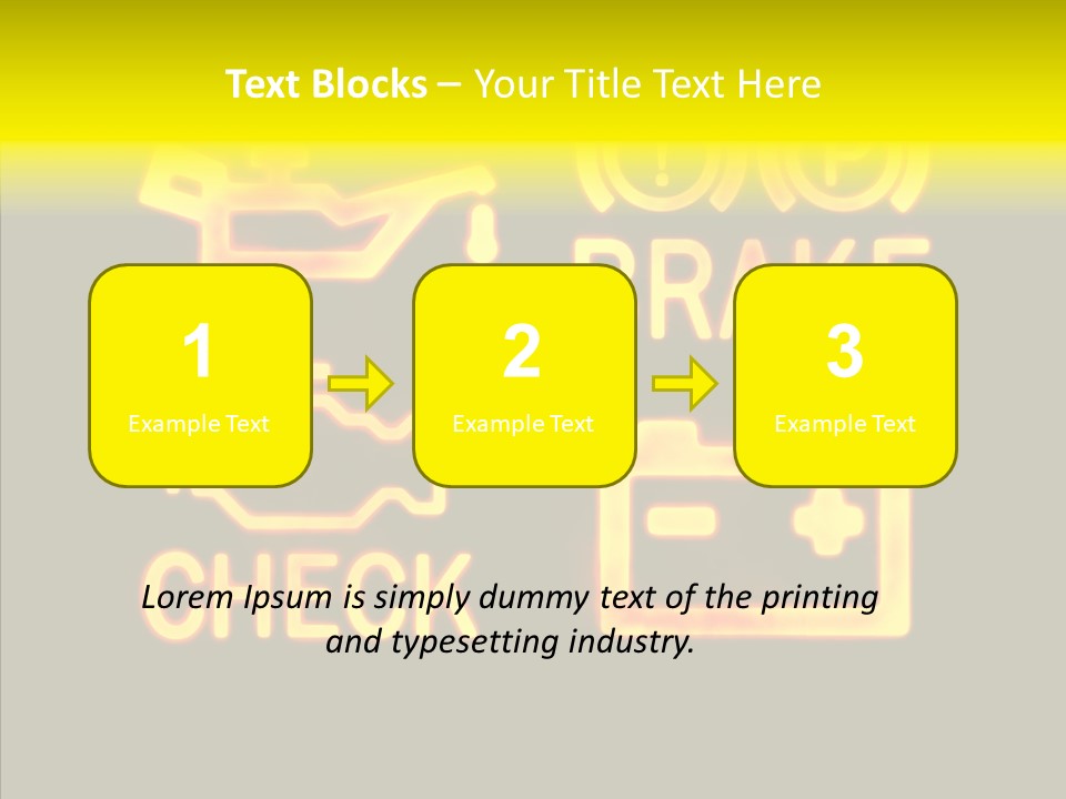 Repairing Unleaded Motor PowerPoint Template
