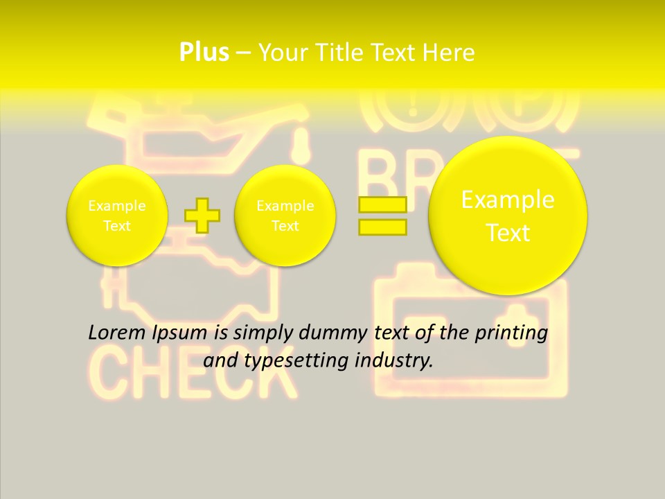 Repairing Unleaded Motor PowerPoint Template