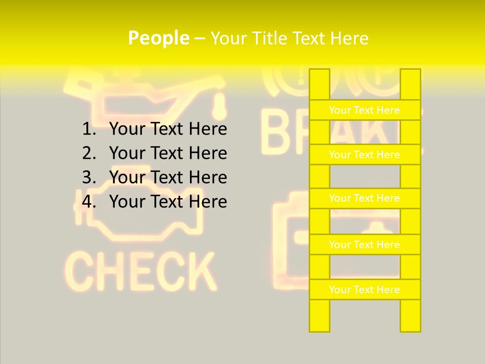 Repairing Unleaded Motor PowerPoint Template