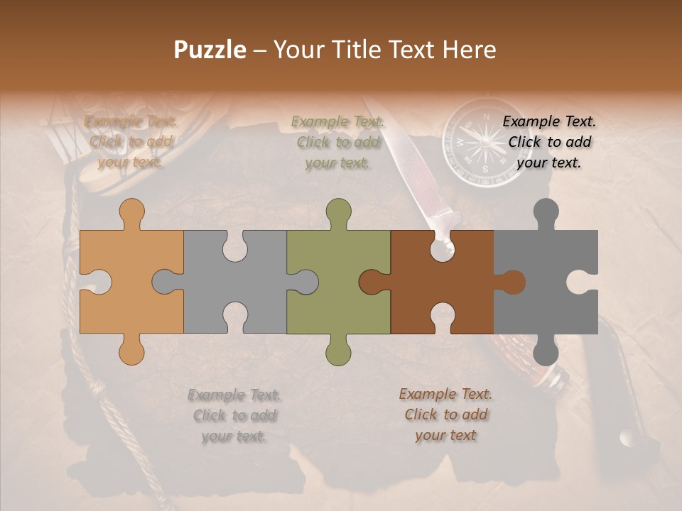 Pirate Europe Rope PowerPoint Template