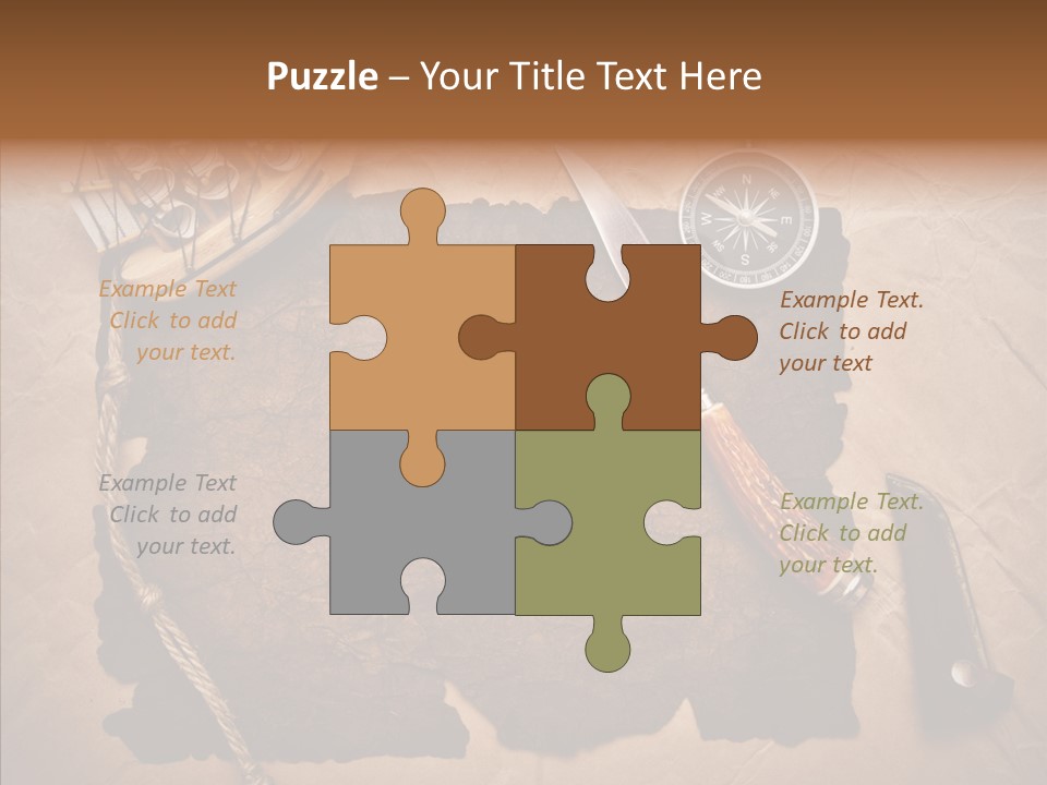 Pirate Europe Rope PowerPoint Template