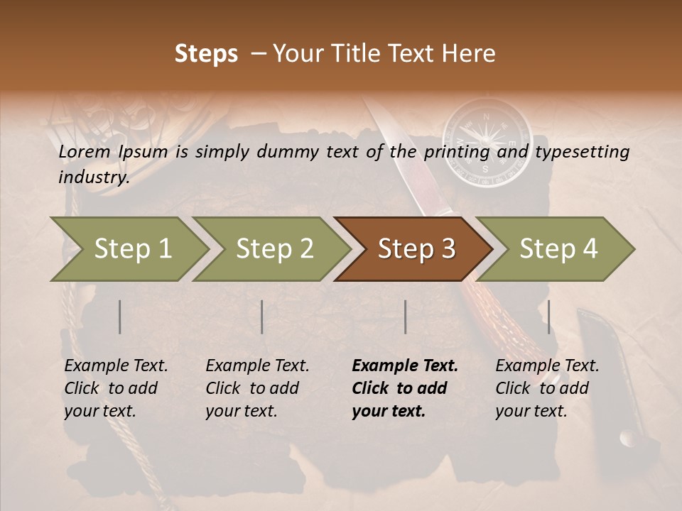 Pirate Europe Rope PowerPoint Template