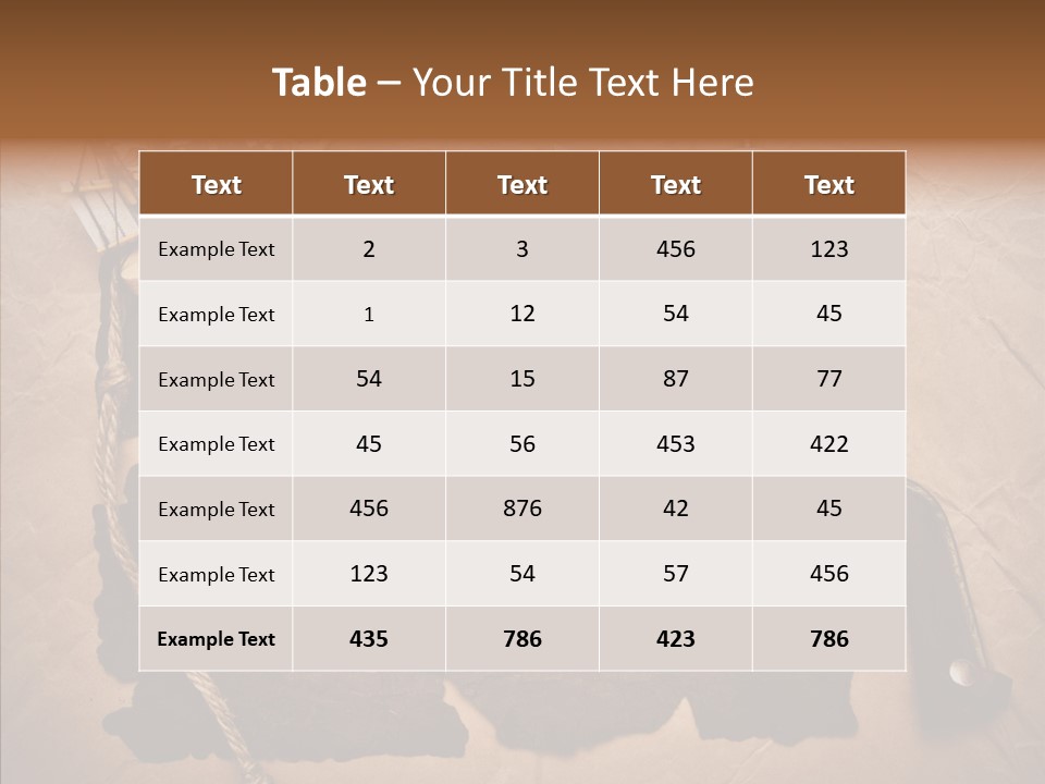 Pirate Europe Rope PowerPoint Template