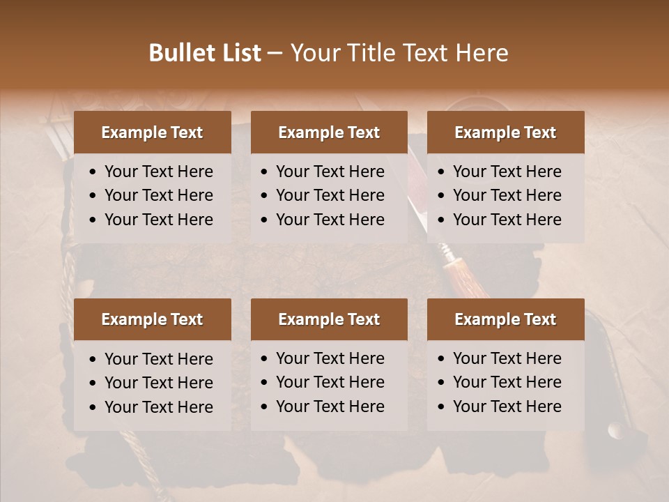 Pirate Europe Rope PowerPoint Template