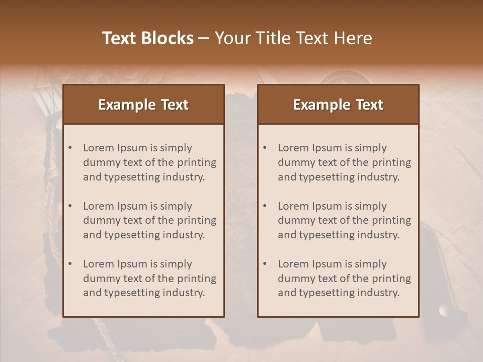Pirate Europe Rope PowerPoint Template