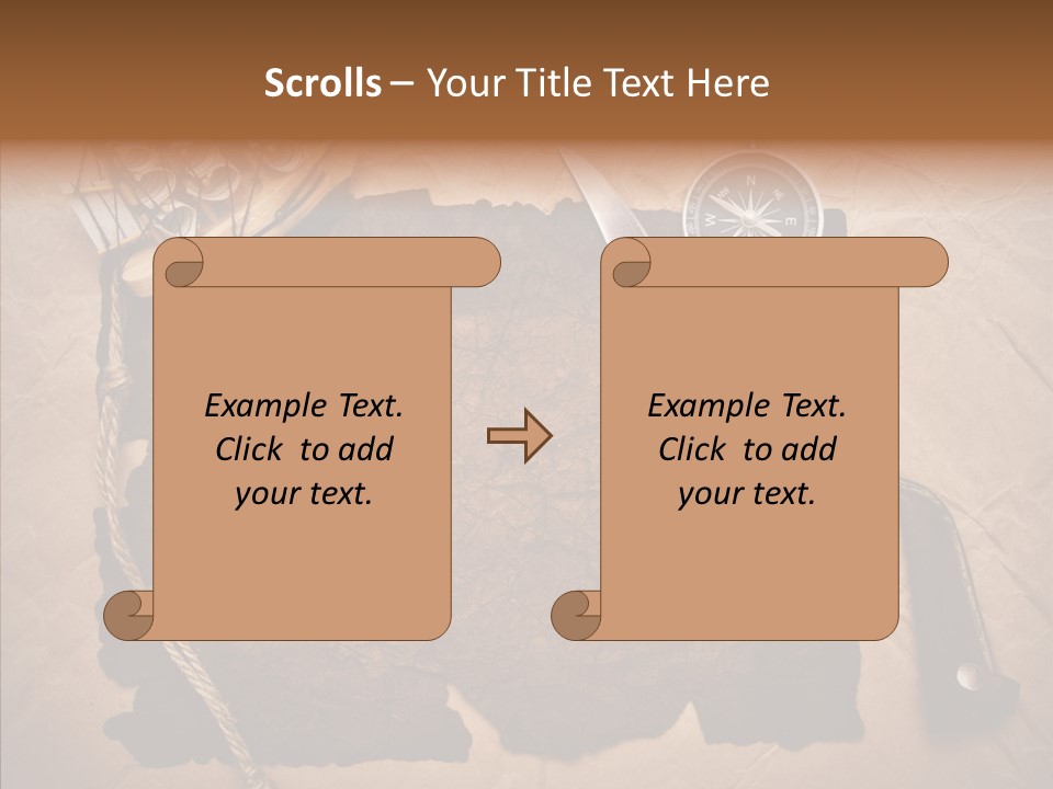 Pirate Europe Rope PowerPoint Template