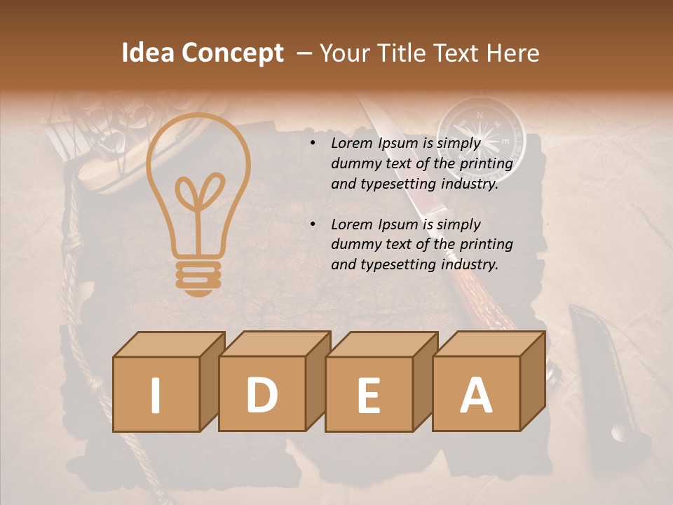 Pirate Europe Rope PowerPoint Template