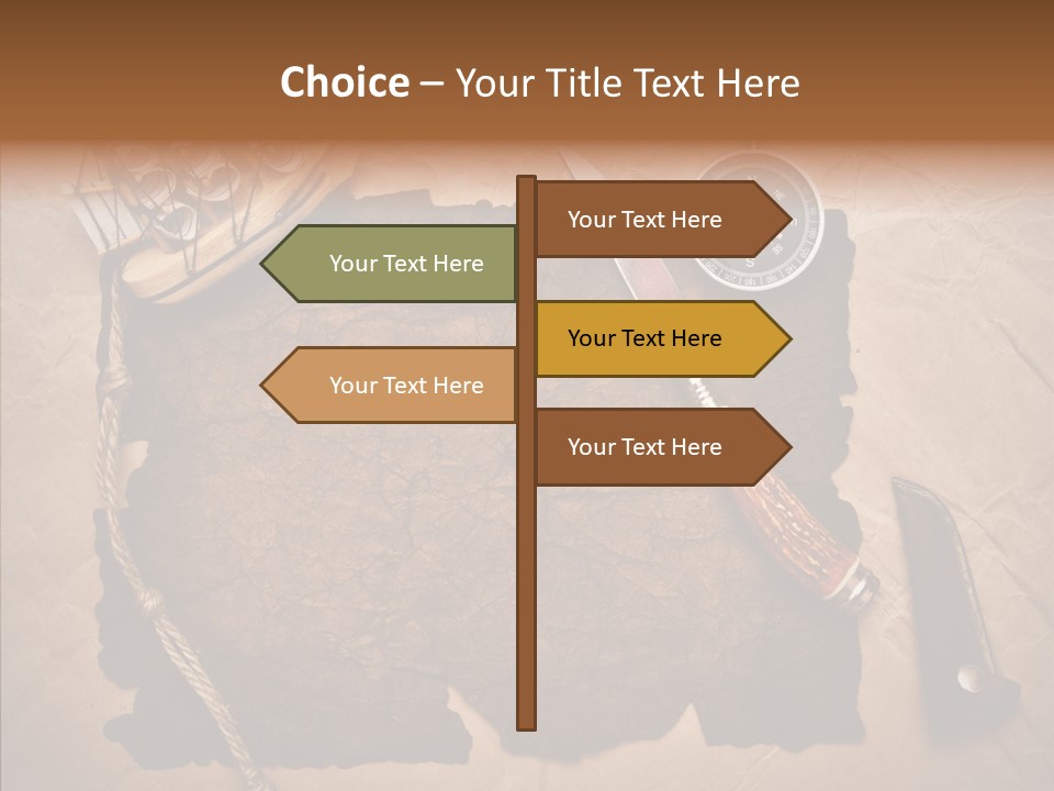 Pirate Europe Rope PowerPoint Template