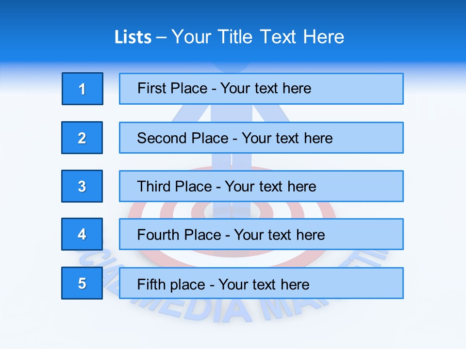 Communication Target Gathering PowerPoint Template