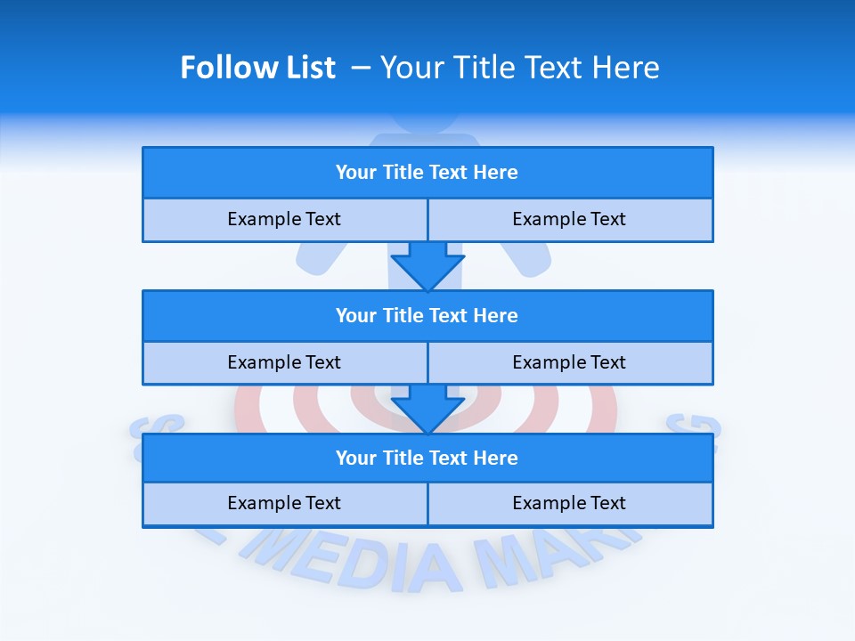Communication Target Gathering PowerPoint Template
