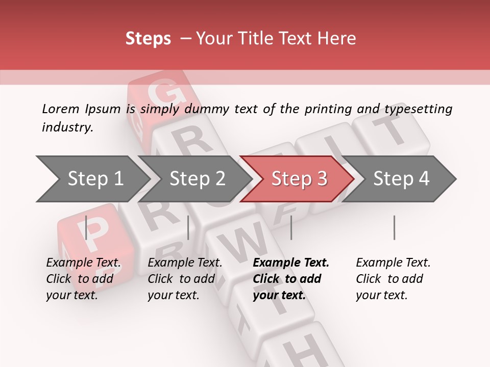 Icon Concept Growth PowerPoint Template