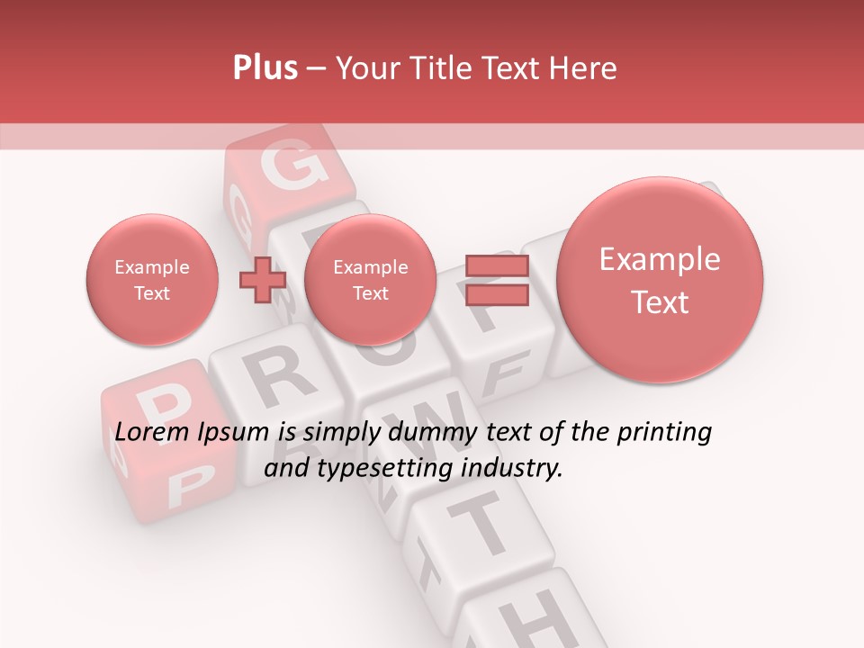 Icon Concept Growth PowerPoint Template
