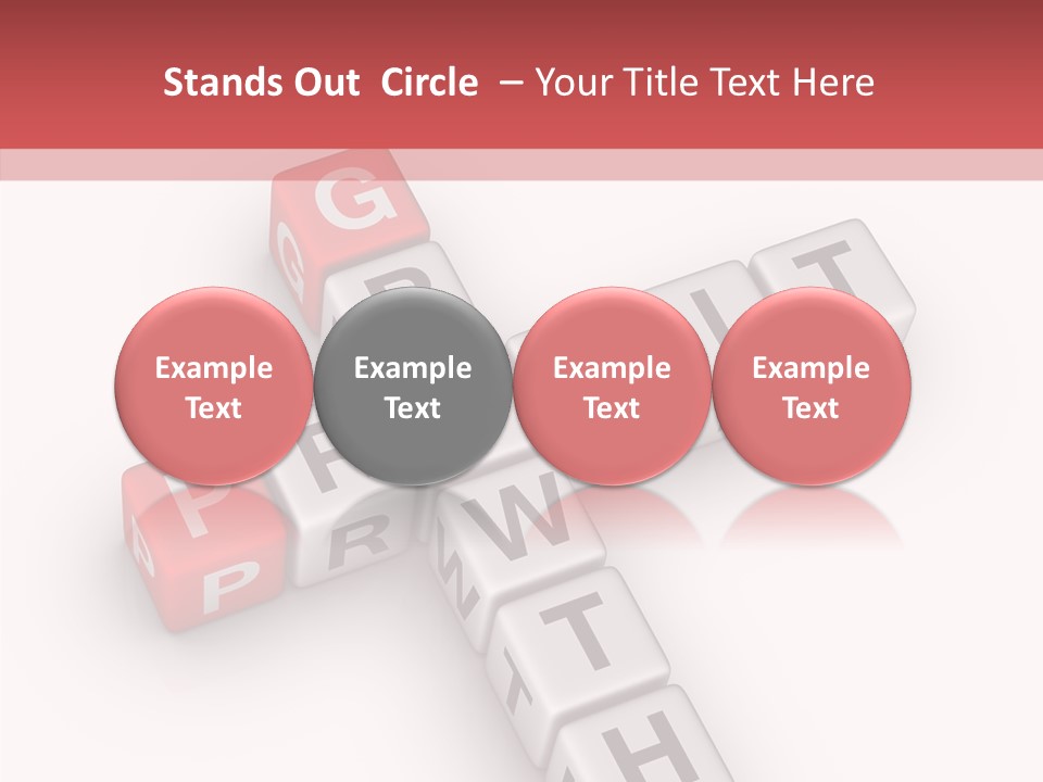 Icon Concept Growth PowerPoint Template