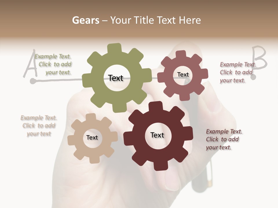 Business Consultant Worker PowerPoint Template