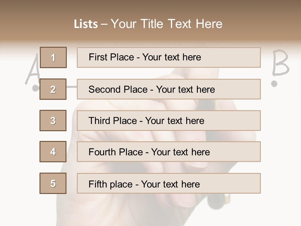 Business Consultant Worker PowerPoint Template