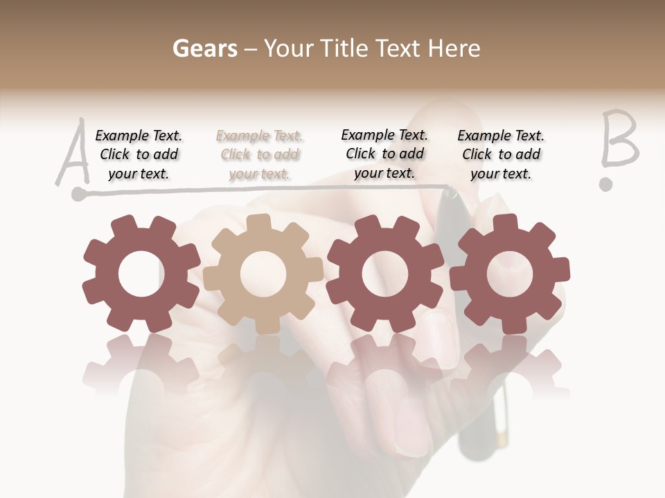 Business Consultant Worker PowerPoint Template