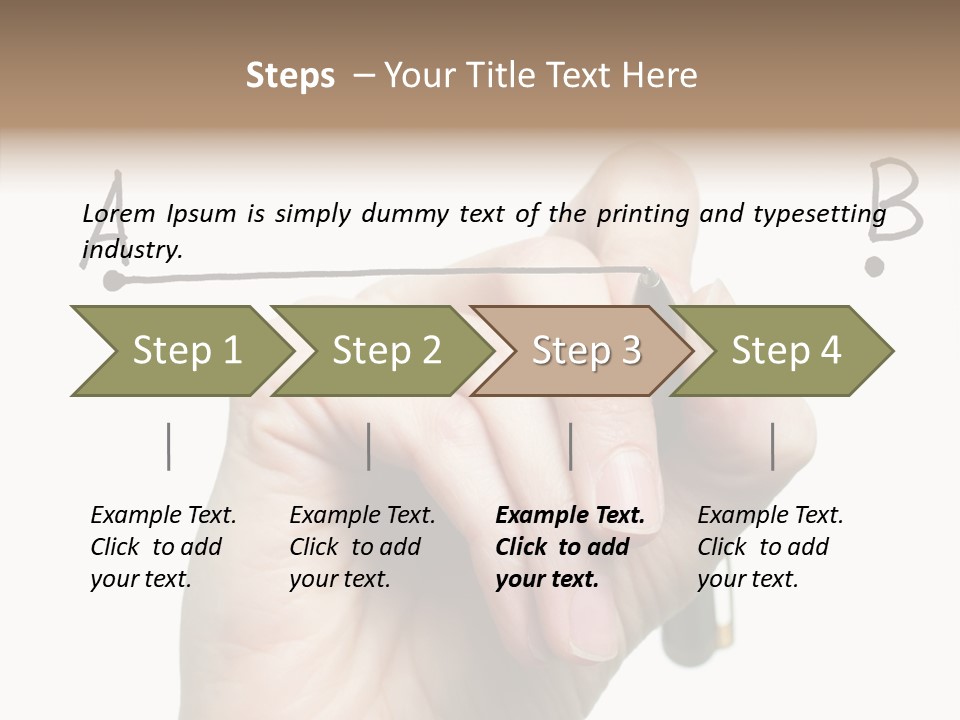 Business Consultant Worker PowerPoint Template